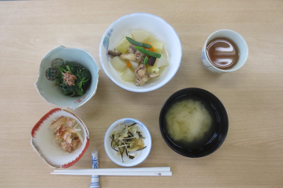 完成です！だしのいい香りに食欲をそそられます。